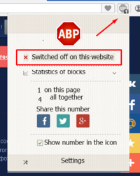 Desativar o Adblock Plus para o moviemakeronline.com no Chrome e no Opera